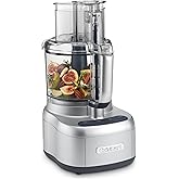 Cuisinart Elemental 11-Cup (2.6 L) Food Processor with Attachments, 550W, Silver (FP-11SSVEC)