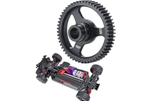 BRKRC Steel Spur Gear 55T/62T 48P Gears for 1/10 Ford Bronco 4-Tec 2.0 Upgrade Parts (55T)