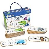 Learning Resources Alphabet Puzzle Cards | Alphabet Matching Game for Toddlers, Letter Recognition, Preschool Learning Toys, Reading and Spelling Practice