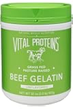 Vital Proteins Beef Gelatin : Pasture-Raised, Grass-Fed, Non-GMO (32 oz) - Clean, Tasteless, and dissolves & absorbs quickly - Paleo approved and sugar free