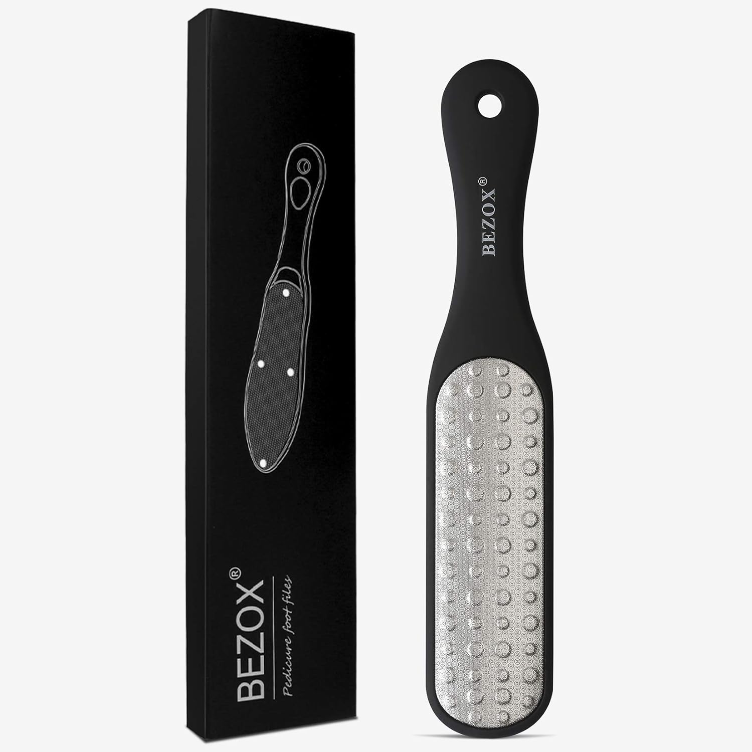 Buy BEZOX Metal Foot Scrubs, Double Sided Foot File, Surgical Grade