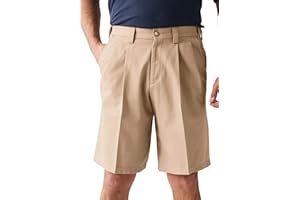 KingSize Men's Big & Tall Tall Wrinkle-Free Expandable Waist Pleat Front Shorts