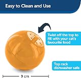 PetSafe SlimCat Interactive Feeder Orange Adjustable Portions Slow Feeder Toy view 3