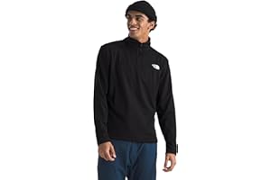 THE NORTH FACE Mens Cedar Trail Grid Fleece Quarter Zip Jacket | Cold Weather Top With Durable, Reinforced Bindings