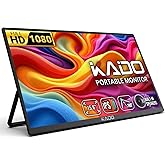 Kado 15.6 Inch FHD 1080p Ultra-Slim Laptop Monitor 1920x1080, IPS Second Display 180° Adjustable Kickstand, Screen Extender for PC, Mac, Phone, Xbox, PS5, USB-C & HDMI Connectivity