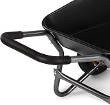 VonHaus Wheelbarrow 78L Heavy Duty Garden Cart with Two Pneumatic Tyres view 7
