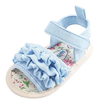 infant girls white sandals