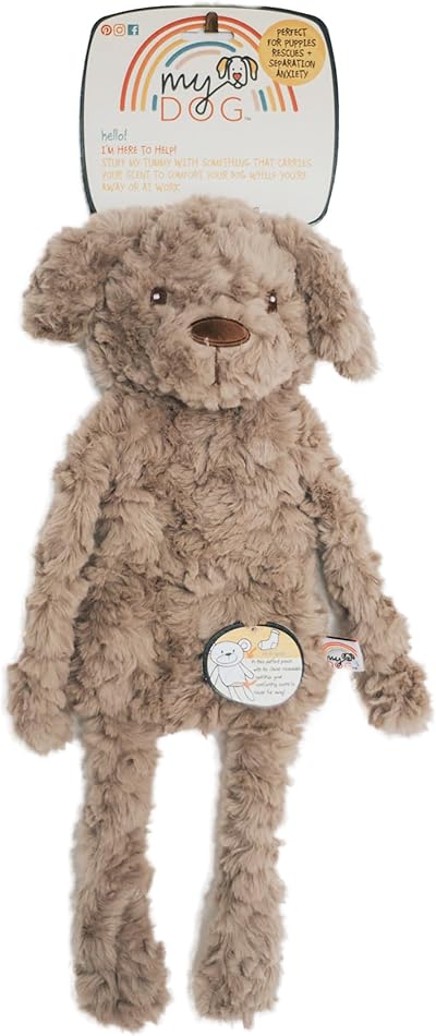 Rosewood My Dog Luxury Plush Toy 40cm Stuff-Free Calming Squeaker