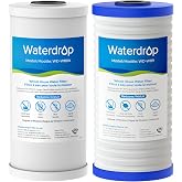 Waterdrop WF10PG Whole House Water Filter for WHF21-PG 10 x 4.5 System | Replacement for GE&reg; FXHTC, GXWH40L, 3M&reg; Aqua-Pure AP810, Culligan&reg; RFC-BBSA, Reduces Sediment, Chlorine, Taste, Odor
