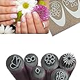 6PCS Nail Art Stamper Kit - Flower & Graffiti Stamp Pens, Dotting Tools, DIY Nail Art for Girls & Women