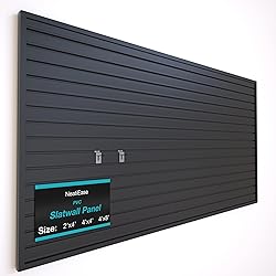 NeatiEase Slatwall Panel Wall Storage Systems, 4 x