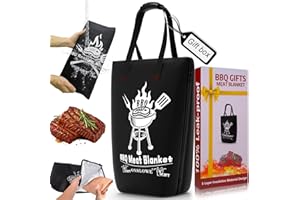 ONSLOWE 21in BBQ Blanket for Resting Meat - Meat Resting Bag of Washable Oxford Cloth - Insulated Brisket Resting Blanket for Turkey, Pork Shoulder & Beef - Gifts for Men, Christmas Gifts, BBQ Lovers Gift