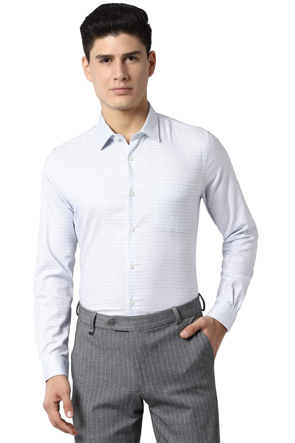 Buy Peter England Men's Slim Fit Formal Shirt at Amazon.in