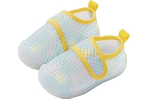 ihuan Baby Toddler Water Shoes Sandals Infant Boys Girls Kids Swim Beach Pool Wide Toe Barefoot Quick Dry Non-Slip Breathable for Summer Surf River