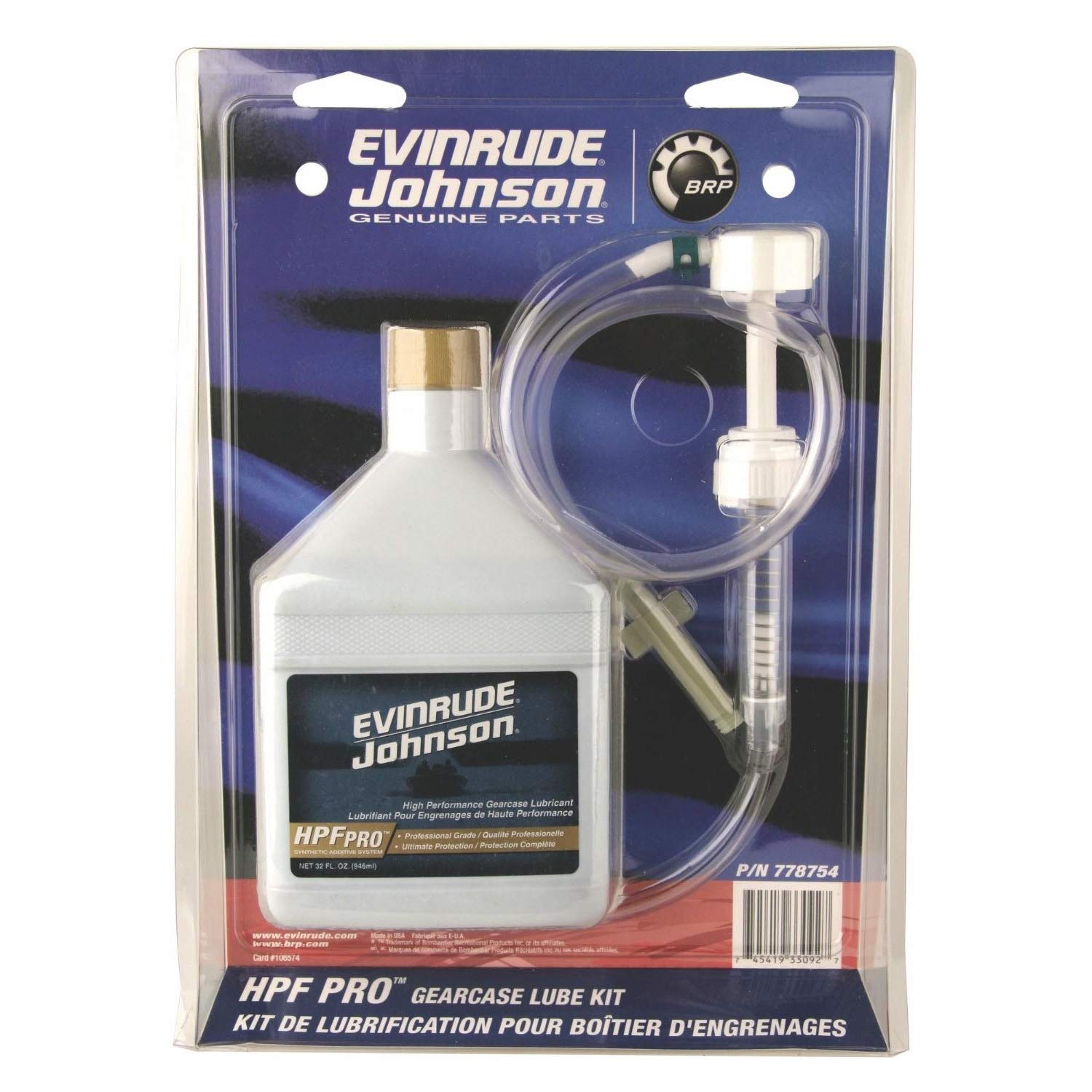 Amazon.com: Johnson Evinrude HPF PRO Gearcase Lube Kit Pump 0778754: Sports  & Outdoors