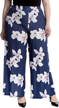 wide leg trousers plus size uk