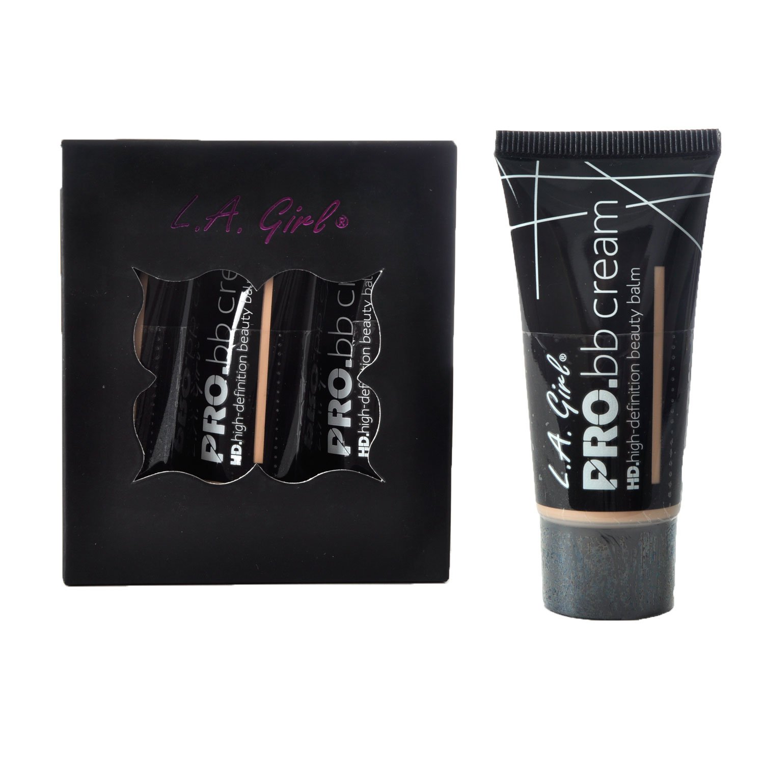 L.A. Girl Pro BB Cream Primes,Moisturizes HD Beatuy Balm 941 Fair 3 pcs