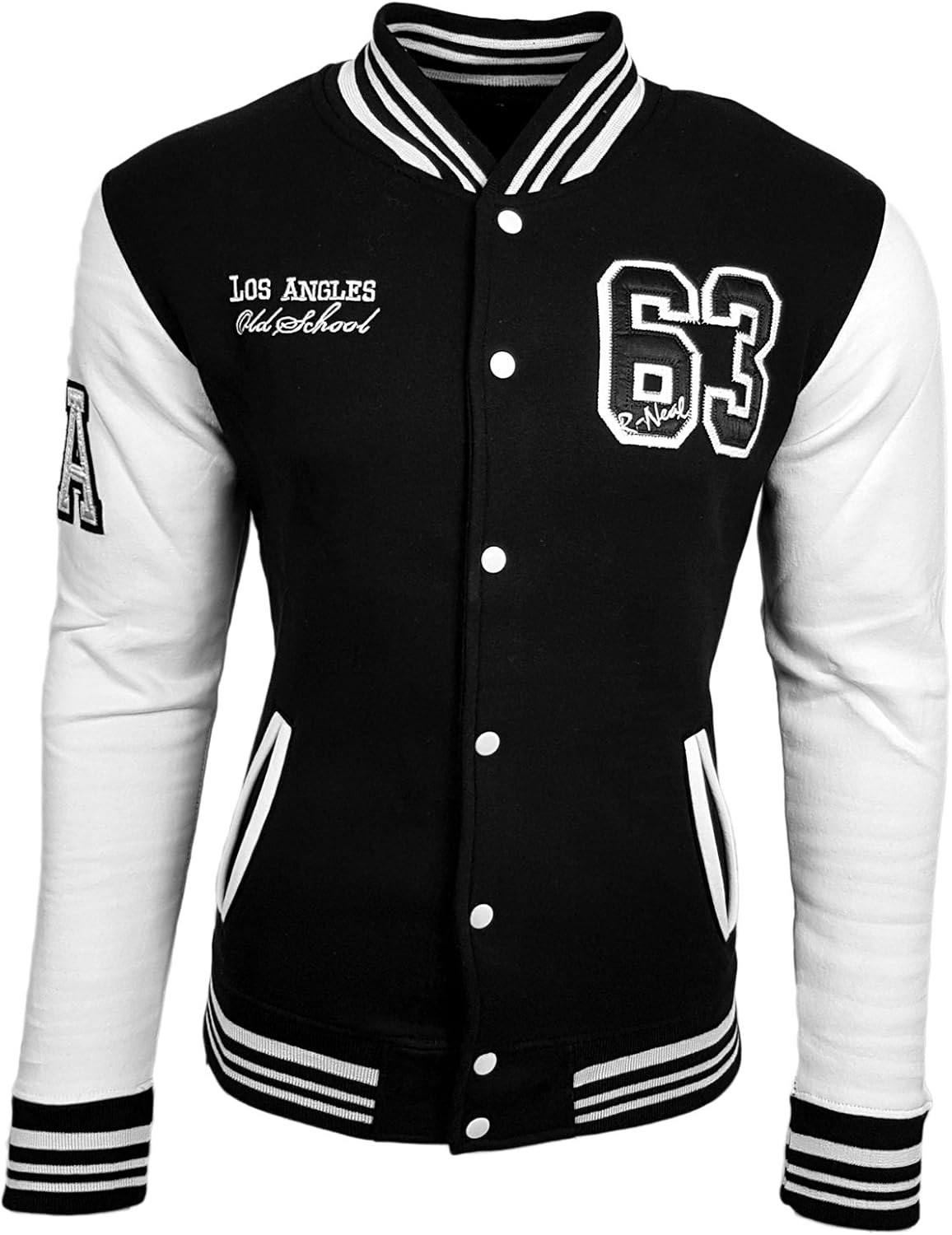 Rusty Neal College Baseball Kapuzen Jacke Damen Herren Oldschool Jacket