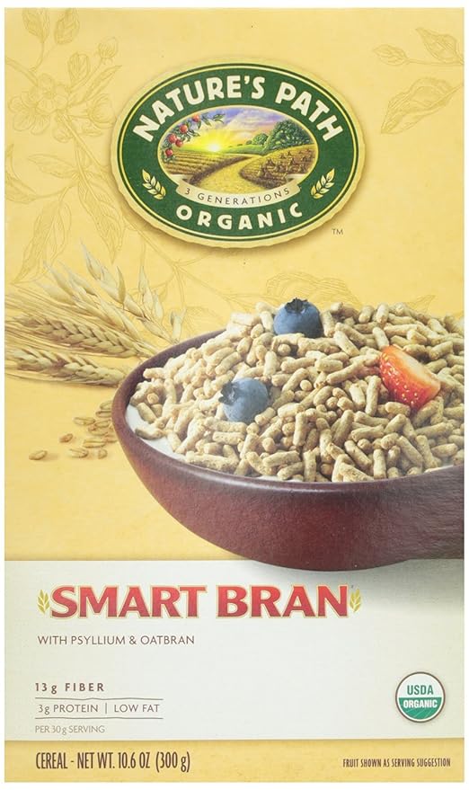 Natures Path Cereal Smart Bran Psyllium Oat Oatmeal
