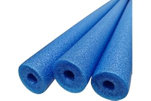 Pool Noodles Foam 3-Pack 47in Large Thick Hollow Floating Pool Noodle Floats for Adults,Jumbo Bright Soft Swim Noodles for Fl