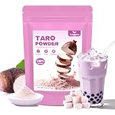 Anggou 6oz Pure Taro Powder, Taro Milk Tea Powder, No Added Sugar | Superfood Powder for Baking, Lattes, Smoothies, Desserts &amp; Drinks, Contains Anthocyanins, Gluten-Free, No Sugar Added, Vegan
