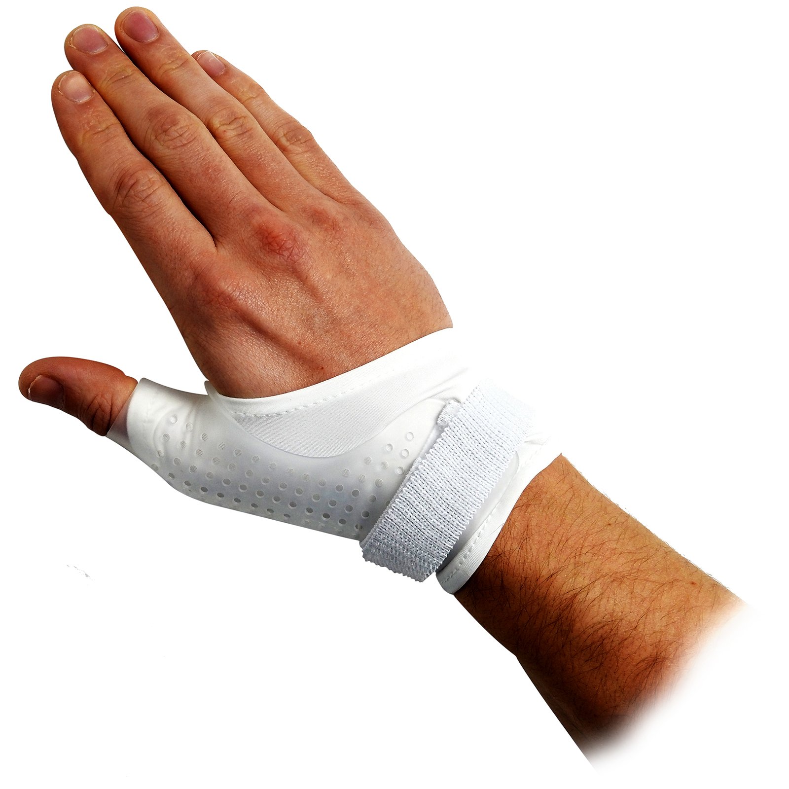 Talarmade Body Medics Polythene Orthosis Hard Shell Sprain Thumb Aid Stabiliser Guard Brace - Large Right Hand 18-20cm Wrist Circumference