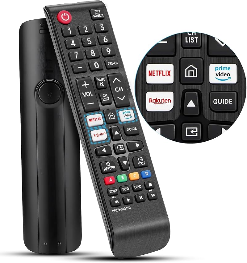 Drive Pro Smart Remote for Samsung Smart TV with Netflix Prime Rakuten Buttons