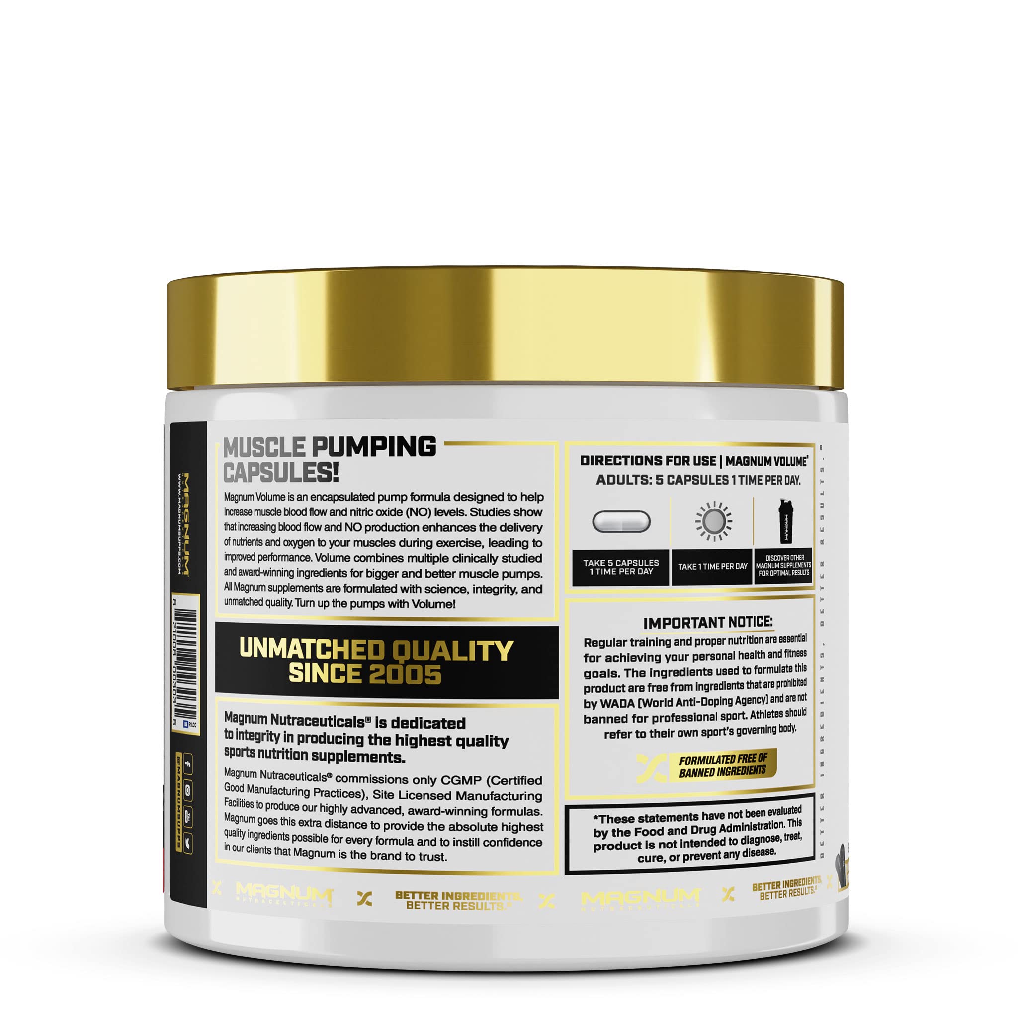 Volume Magnum Capsules - 120 Capsules