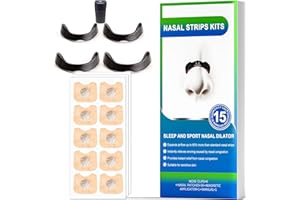 Nasal Strips for Snoring, Magnetic Anti Snoring Devices, Breathe Right Nasal Strips Innovative Design for Snoring Solution, N