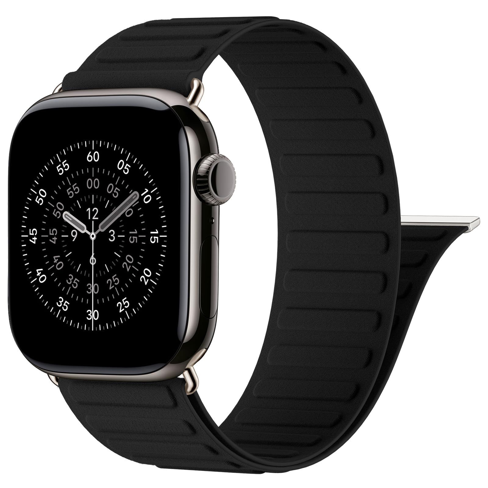 Magnetic Link Sport Band Compatible with Apple Watch Bands Men 44mm 45mm 46mm 49mm 42mm 41mm 40mm 38mm Women, Nylon Wristband Sport Loop Strap for iWatch Ultra 3 2 1 SE Series 11 10 9 8 7 6 5 4 3 2 1