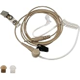 IFB Earpiece 3.5mm Kit Anchor/Broadcaster in Ear Monitor Only On Camera On Stage Professional EarSet Compatible w/iPhone, Andriod, Telex, Clear-Com, Comrex, Lecstronics