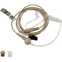 thumbnail image 2 of IFB In-Ear Monitor Earpiece With 3.5mm & 1/4" Connectors - For Broadcasting, Stage, Clear-Com, Telex 2 of 13