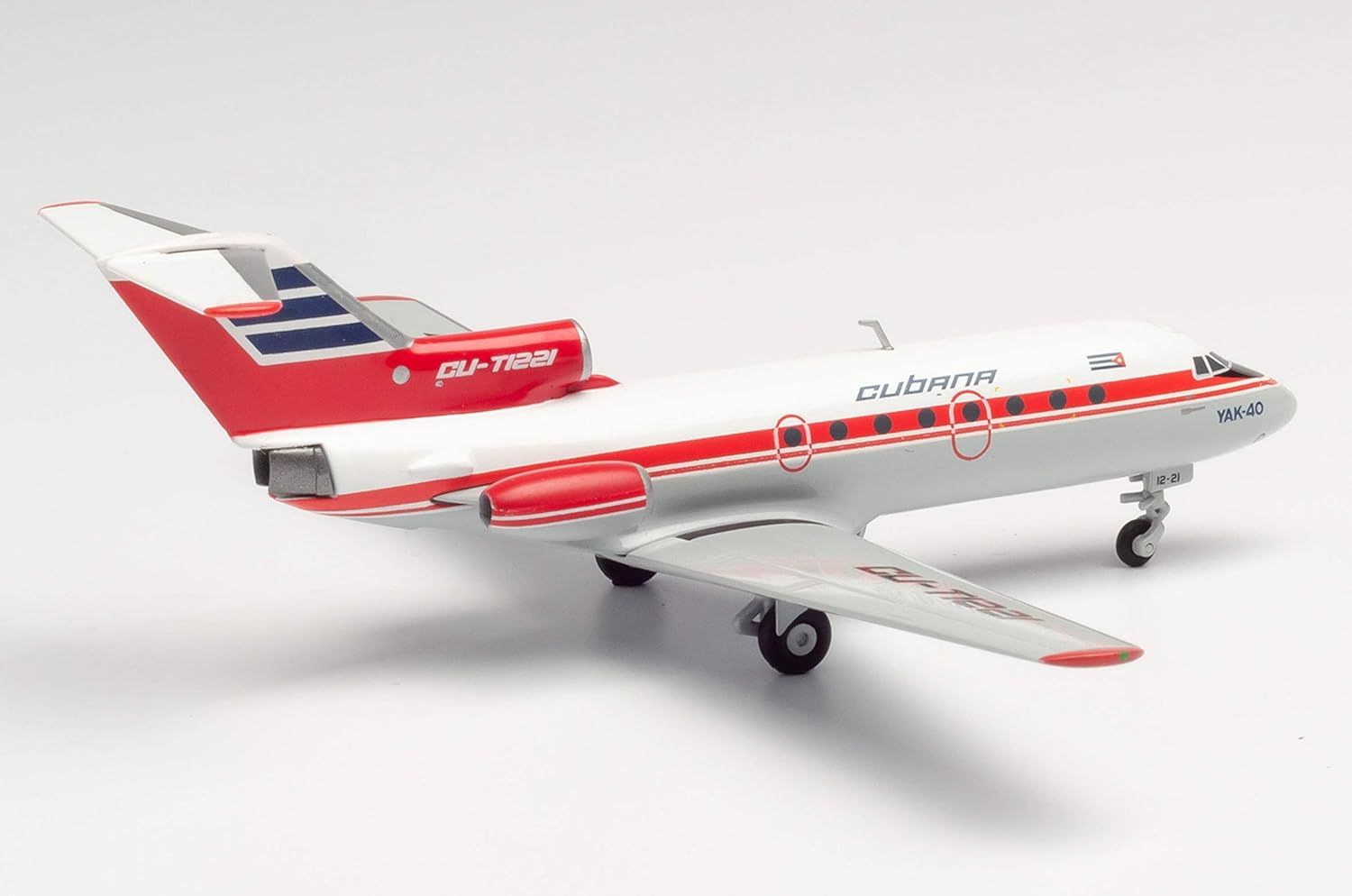 herpa Cubana de Aviación Yakovlev Yak-40, Miniature : Wings/Plane for collectors - Image 3