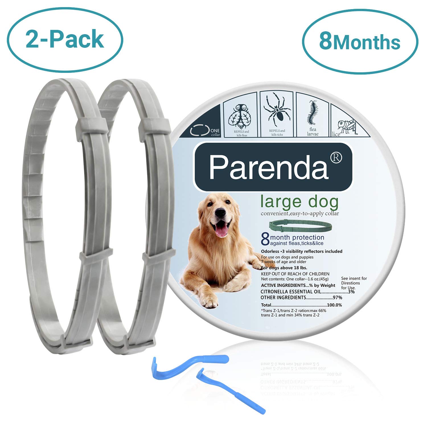 Reviews Dog Flea and Tick Collar,Flea and Tick Treatment and Prevention