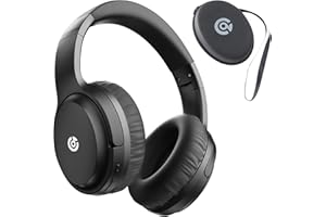 Falebare Bluetooth Headphones Over Ear 120H Playtime, 4 EQ Modes, Wireless Headphones with Mic, Hi-Fi Stereo, Type-C Fast Charging, Headphones with Case for Travel, Office, Daily Use