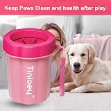 Tinioey Dog Paw Cleaner for Medium Dogs with 3 Towels | Silicone Clean Cup view 3