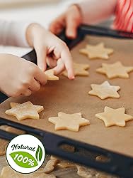 SMARTAKE 200 Pcs Unbleached Parchment Paper Baking