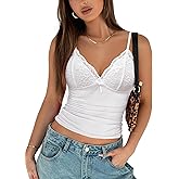 Avidlove Camisole Tops for Women Sexy Tank Tops Cami Y2K Bralette Spaghetti Strap Undershirts Slim Going Out Top Lingerie