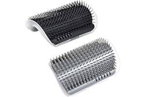 Cats Self Groomer , 2 pack Corner Massage Comb, Cat Corner Scraper Friction Device , Depilation and Tickling Friction Brush ,