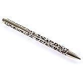 Graphique Cheetah Fashion Pen - 5.5" Ballpoint Pen with Refillable Black Ink, Twist-Top Pen, Makes a Beautiful and Unique Gift