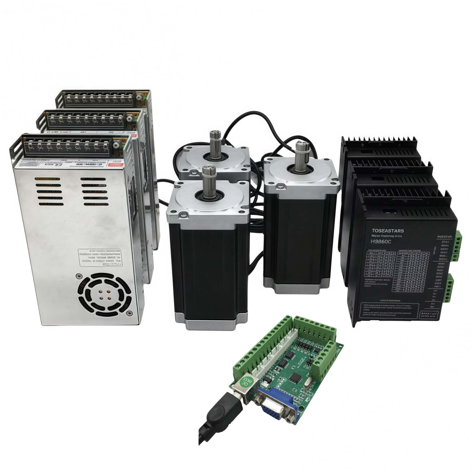 3 Axis Nema 34 Stepper Motor Kit CNC Controller