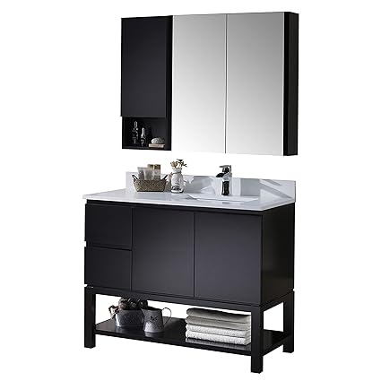 Amazon Com Blossom Monaco 42 Inches Solid Wood Single Bathroom