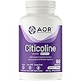 AOR Xerenoos Citicoline Supplement with Choline Bitartrate, 60 Caps 30-Day Supply - Supports Cognitive Function, Focus & Memo