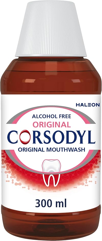 Corsodyl Original Mouthwash 300 ml Alcohol Free Gum Disease
