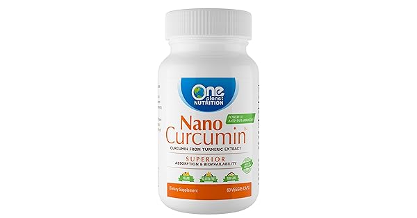 Nano Curcumin, Nano Particle Sized, Completely Absorbs, High Bioavailability, Anti-Inflammatory, Antioxidant, Better Health. 2 Months Supply