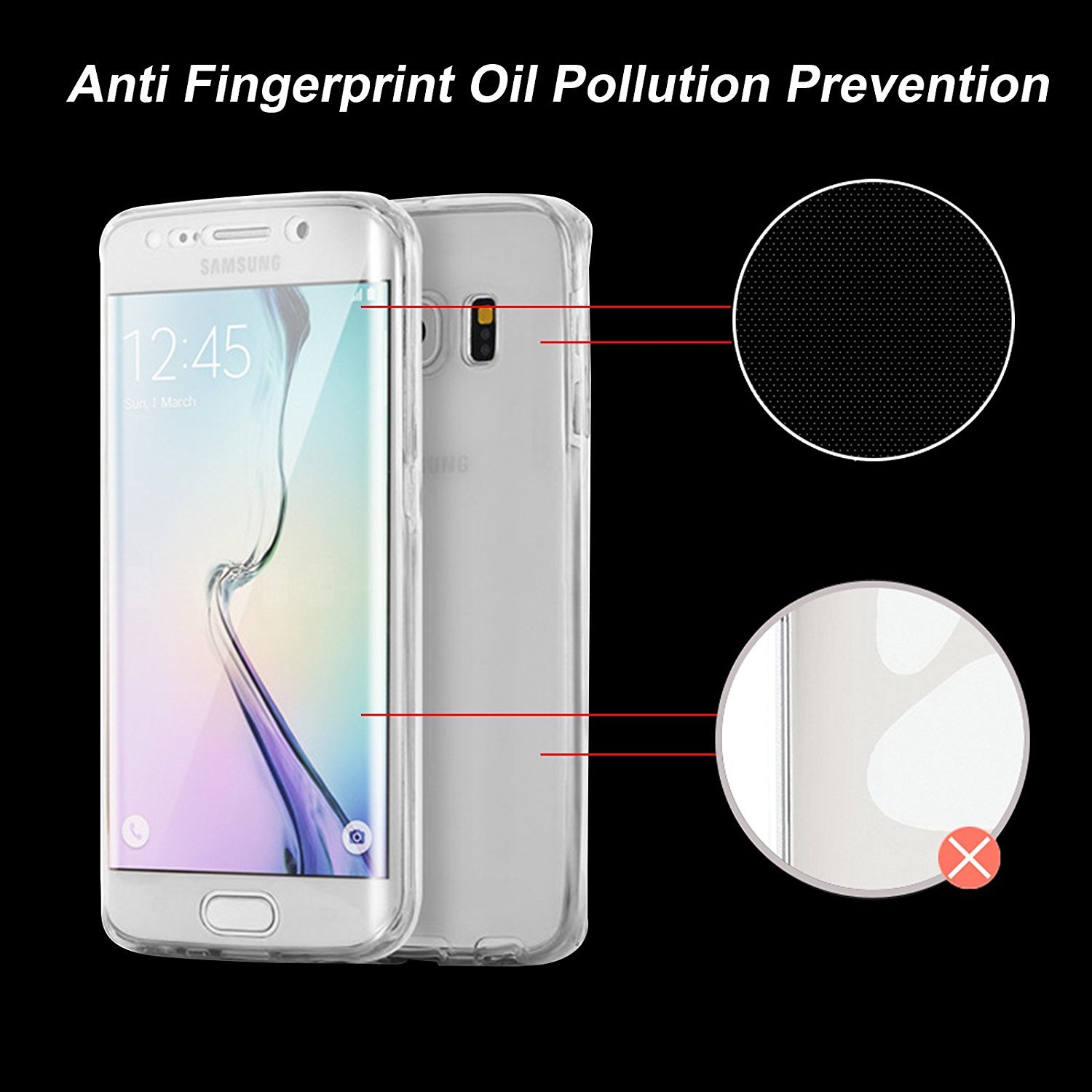 Coque Samsung Galaxy S7 ,Ordica France®, Housse Galaxy S7 Protection Souple TPU Full Cover 360 Housse Integrale Avant Et Arrière Etui Accessoires Ultra Fin Et Discret - Coloris Transparent