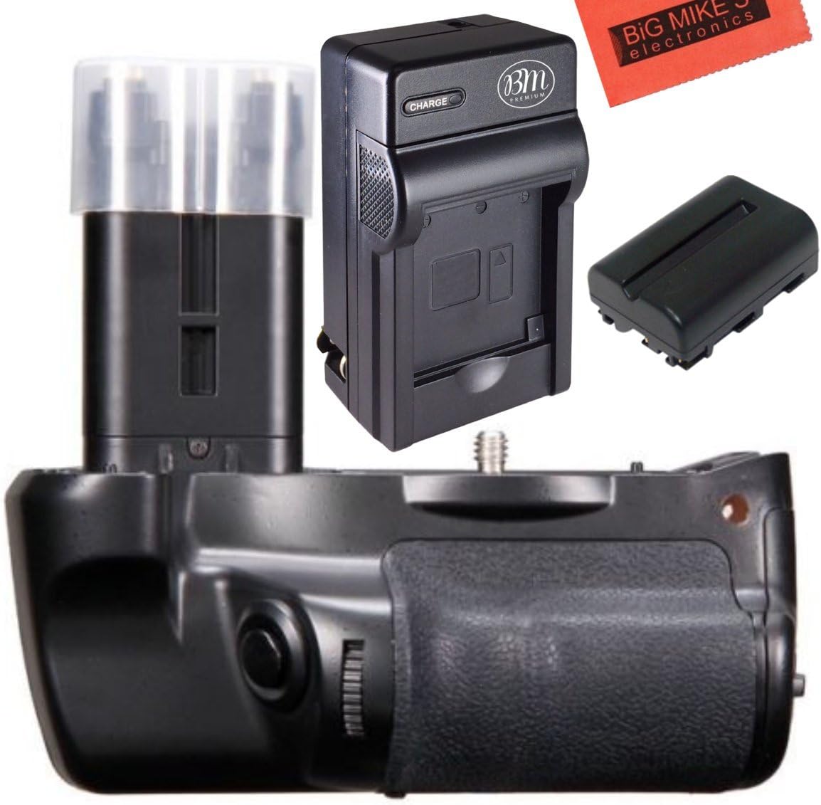 Battery Grip Kit for Sony Alpha SLT-A77, Alpha a77II DSLR Camera -Includes Qty 1 Replacement NP-FM500H Battery + Battery Charger + Vertical Battery Grip + More!!