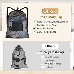 OTraki Mesh Laundry Bag 36 x 28 Inch Extra Large