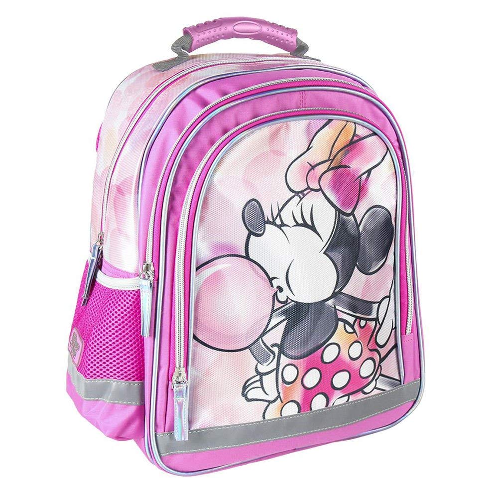Cerdá Unisex Kids Mochila Escolar Premium Minnie Premium Minnie School Backpack Not Applicable, Multi, 29.5 Xx 39.0 Xx 13.0 cm