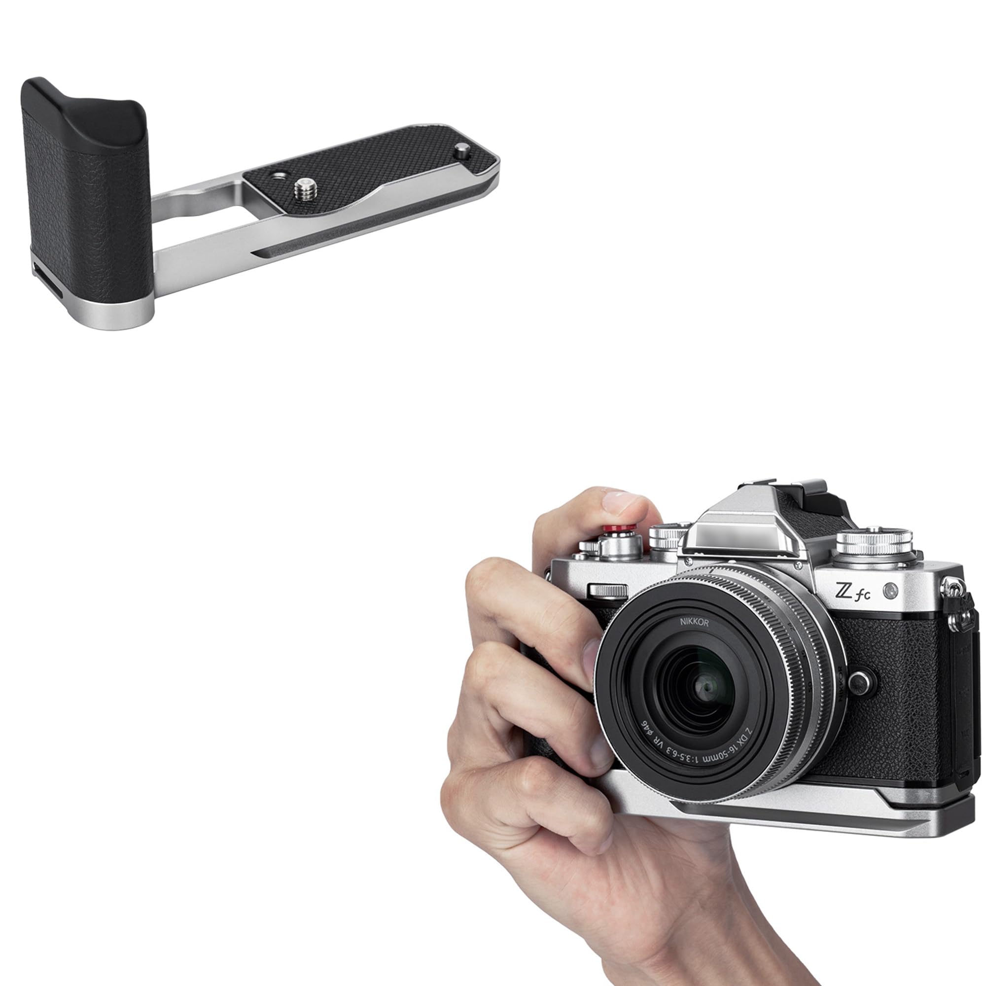 JJC Aluminum Arca-type Metal Handgrip for Nikon Zfc Replaces ZFC-GR1 Grip